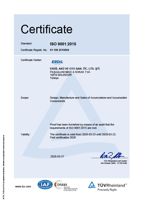 ISO 9001:2015 Certificate